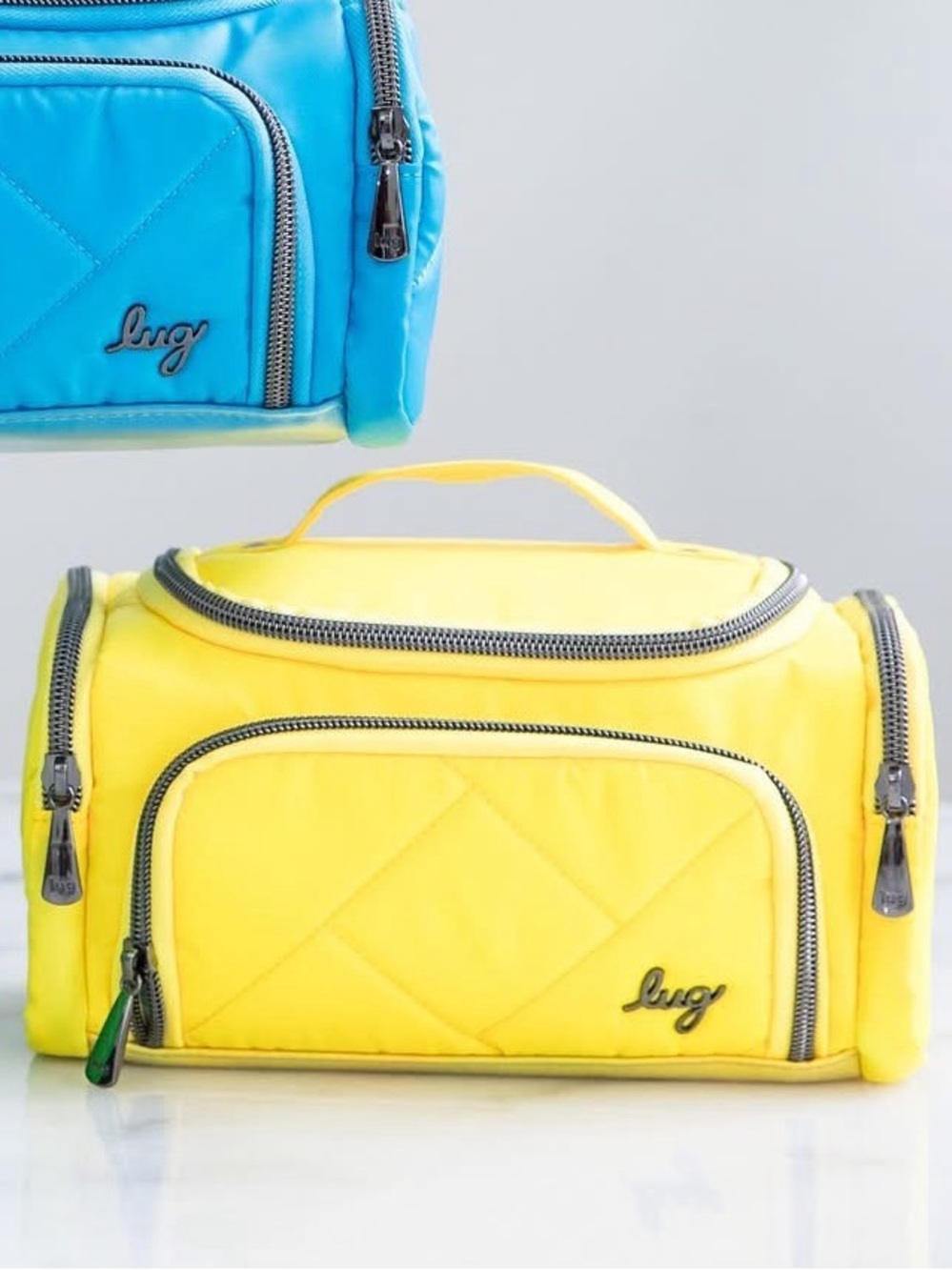 Lug Trolley Mini Yellow Multi-Compartment Travel Organizer Bag